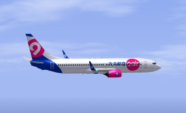 九元航空 B737-800